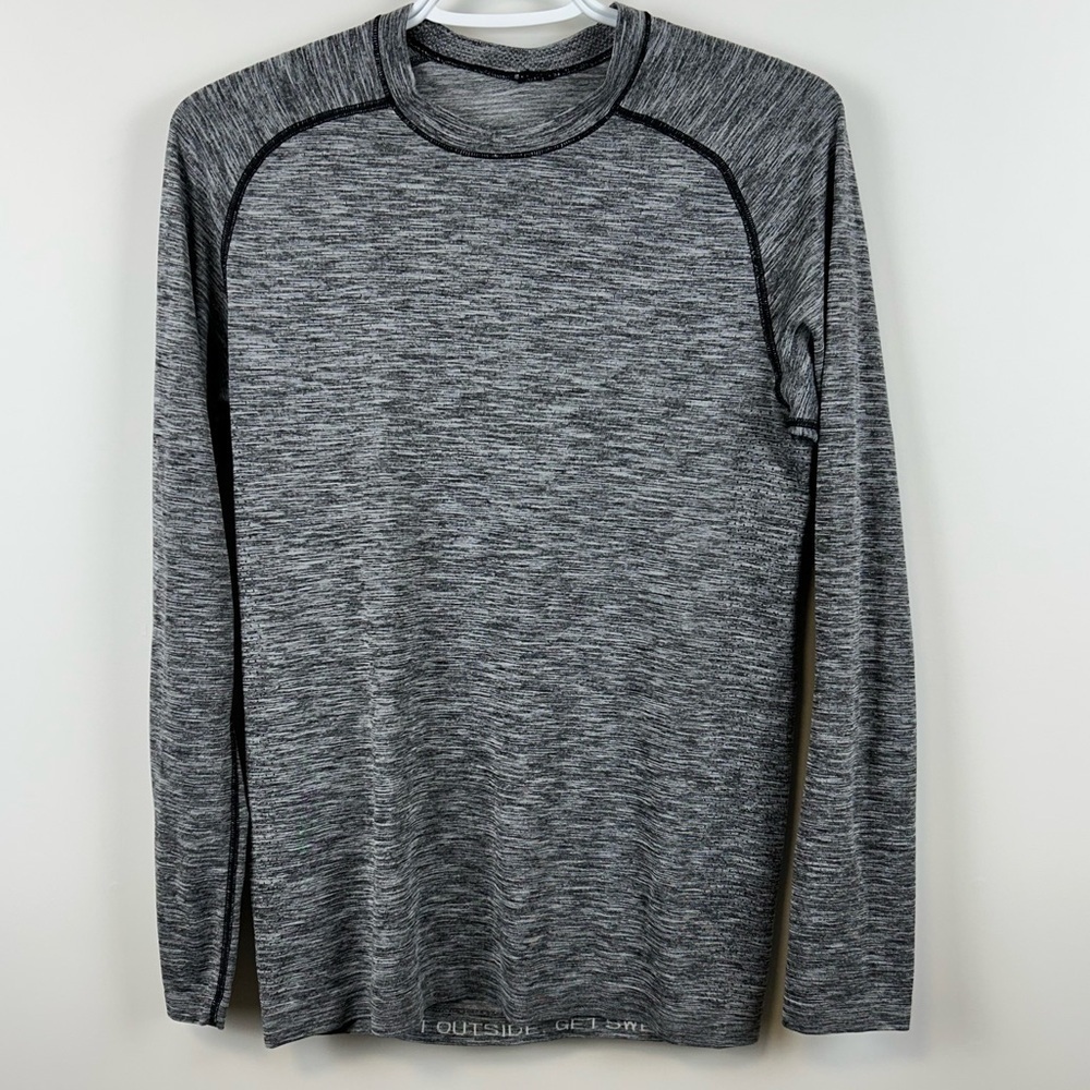 Lululemon Metal Vent Tech Long Sleeve Mens XS Heathered Grey